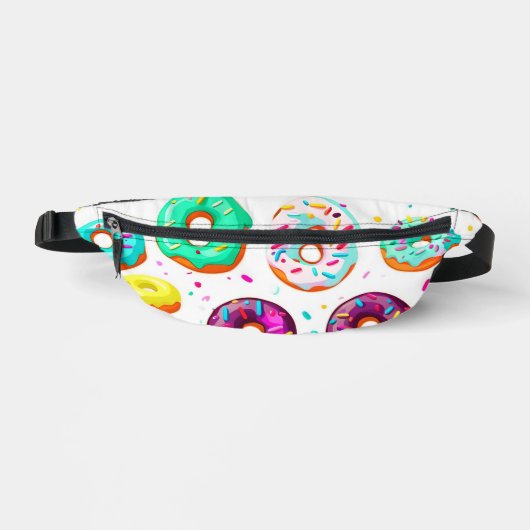 Lekkere roomdonuts patroon heuptasje (Voorkant)