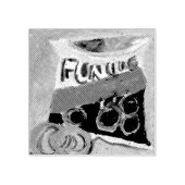 Lekkere snack rubberstempel (Afrduk)