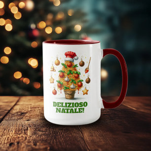 Lekkere Spaghetti Kerstboom Delizioso Natale! Mok