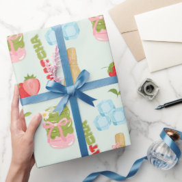 Lekkere Strawberry Matcha met Lint Cadeaupapier
