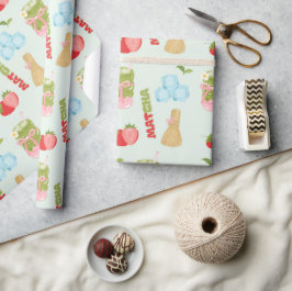 Lekkere Strawberry Matcha met Lint Cadeaupapier