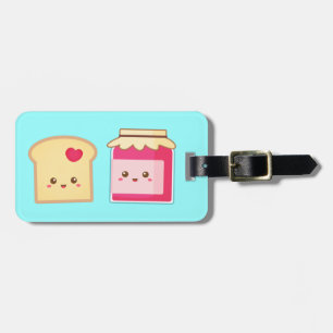Lekkere Toast en Jam Verspreiden Liefde Bagagelabel