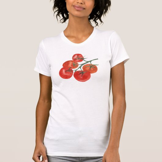 Lekkere tomaat Schattigee groente T-shirt (Voorkant)