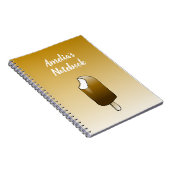 Lekkere Vanille Ijslolly Notitieboek (Rechterzijde)