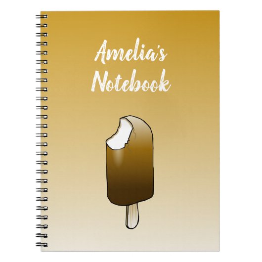 Lekkere Vanille Ijslolly Notitieboek (Voorkant)