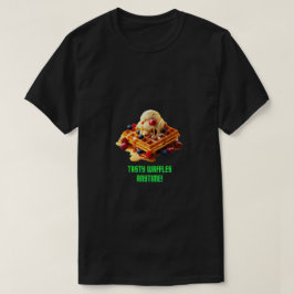 Lekkere wafel: Gouden en knapperige wafels T-shirt