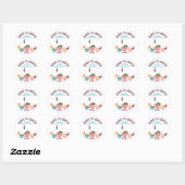 Lekkere zoete desserts bakkersgebak chef-stickers ronde sticker (Vel)