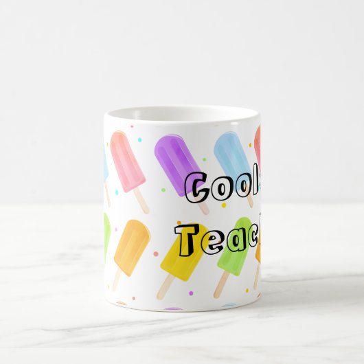 Lekkere zomer Popsicle Patroon Teacher Gift Koffiemok (Center)