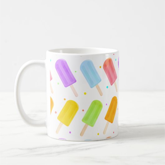 Lekkere zomer Popsicle Patroon Teacher Gift Koffiemok (Links)