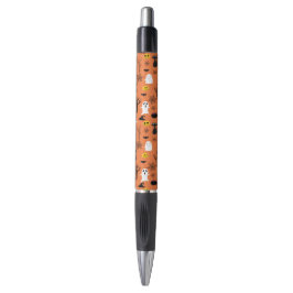 Lekkerige Halloween-symbolen klassiek kleurenpatro Pen