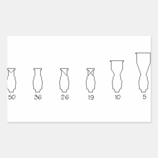 Lekos Rechthoekige Sticker (Voorkant)