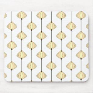 Lekpatroon in sepia muismat