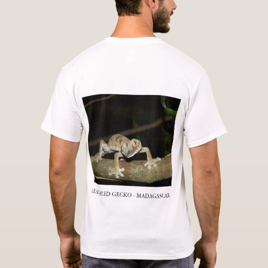 Lekstaartgekko T-shirt (Achterkant)