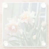 Lektige schattige veer glazen onderzetter (Achterkant)