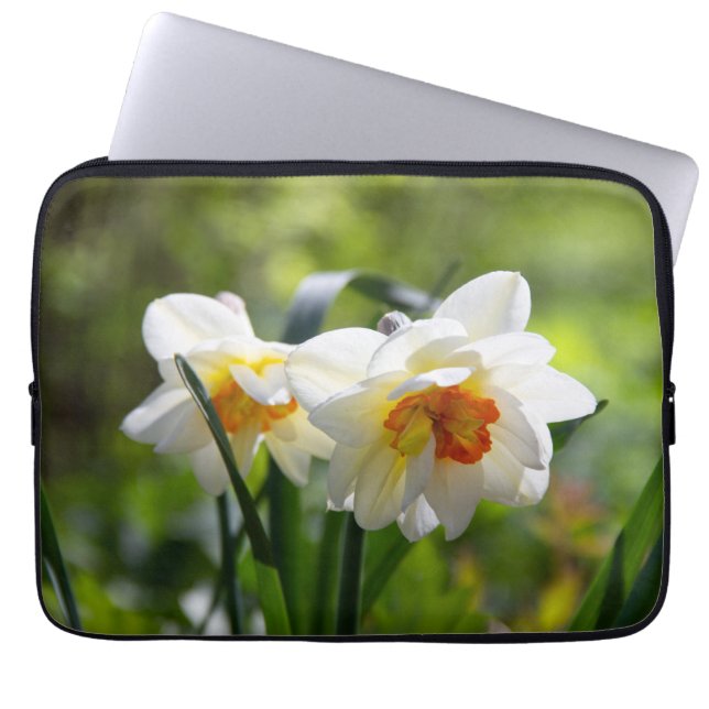 Lektige schattige veer laptop sleeve (Voorkant)