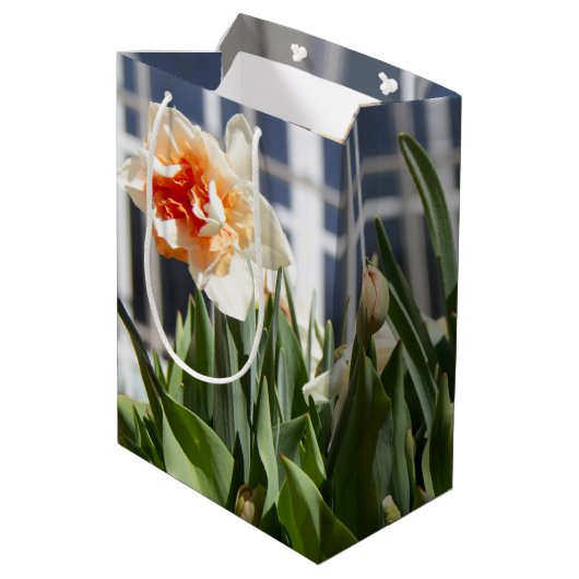 Lektige schattige veer medium cadeauzakje (Achterkant Gekanteld)