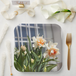 Lektige schattige veer papieren bordje