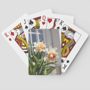 Lektige schattige veer pokerkaarten