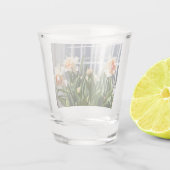 Lektige schattige veer shot glas (Achterkant)