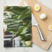 Lektige schattige veer theedoek (Quarter Fold)