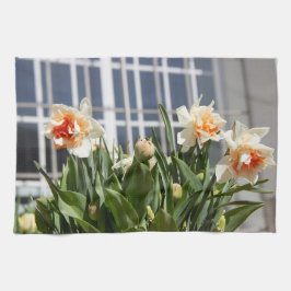 Lektige schattige veer theedoek