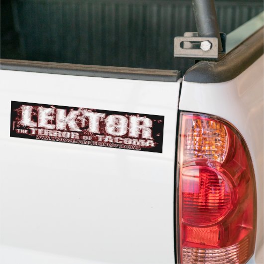 Lektor bumpersticker 2 (Op Truck)