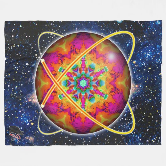 Lektron Orbz Fleece Deken (Voorkant (Horizontaal))