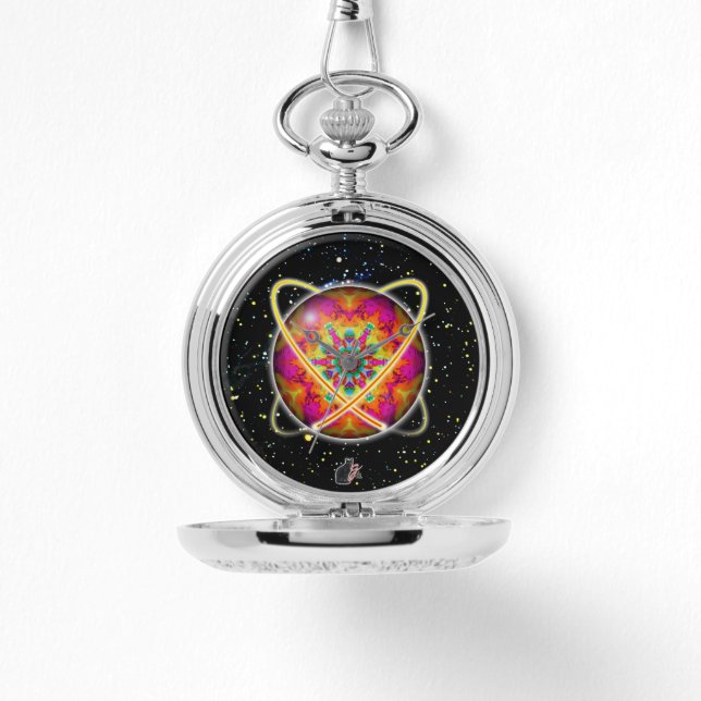 Lektron Orbz Pocket Horloge (Voorkant)