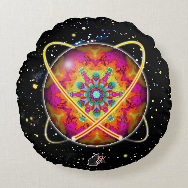 Lektron Orbz rond kussen (Voorkant)