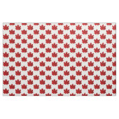 Lekvormig vormgeving met Vibrant Red Maple Leaf Stof (Yard (91,4 cm))
