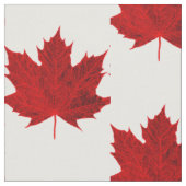 Lekvormig vormgeving met Vibrant Red Maple Leaf Stof (Close Up)