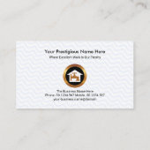 Lekvulbuis van de rijzende overstromingswater visitekaartje (Achterkant)