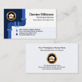 Lekvulbuis van de rijzende overstromingswater visitekaartje (Voorkant / Achterkant)