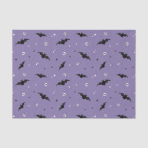Leky Bat & Skulls Pattern Halloween Tissue Paper Tissuepapier