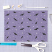 Leky Bat & Skulls Pattern Halloween Tissue Paper Tissuepapier (Craft)