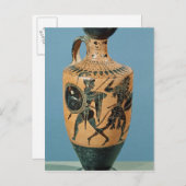 Lekythos met tekenstijl briefkaart (Voorkant / Achterkant)