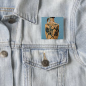 Lekythos met tekenstijl vierkante button 5,1 cm (In situ)