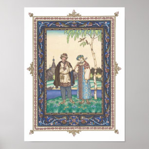 Lel & Snegurochka Russisch Folktale Poster