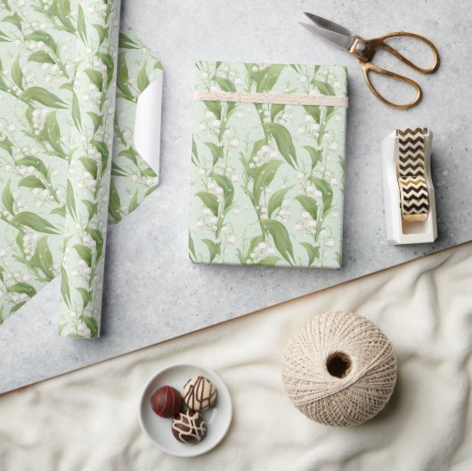Lelenspring bloemstuk cadeaupapier (Crafts)