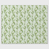 Lelenspring bloemstuk cadeaupapier (Vlak)