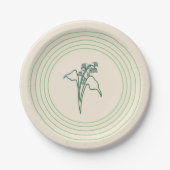 Lelenzwalbloem Bloem Papieren borden Papieren Bordje (Voorkant)