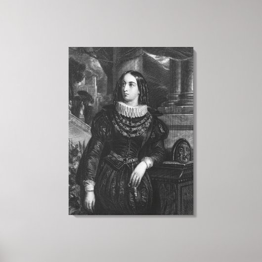 Lelia, illustratie van "Lelia" door George Sand Canvas Afdruk (Voorkant)