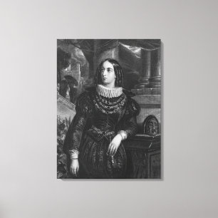 Lelia, illustratie van "Lelia" door George Sand Canvas Afdruk