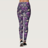 Lelie Active Wear Calla lelies Esthetisch Afstudee Leggings (Achterkant)