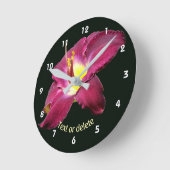 Lelie Bloem Persoonlijk Ronde Klok (Hoek)