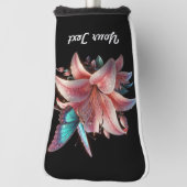 Lelie Bloem & Vlinder Golfheadcover (Draai 90)