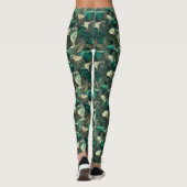lelie Bloem Workout Calla lelies Fonkelende Moeder Leggings (Achterkant)
