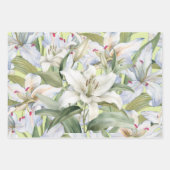 Lelie Bloemen Inpakpapier Vel (Voorkant 3)