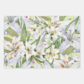 Lelie Bloemen Inpakpapier Vel (Voorkant 2)