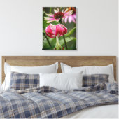 Lelie canvas afdruk (Insitu (Slaapkamer))